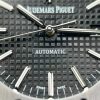 Audemars Piguet Royal Oak 15400ST Rubber Strap Black Dial Best Replica APS Factory 41mm