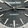 Audemars Piguet Royal Oak 15400ST Rubber Strap Black Dial Best Replica APS Factory 41mm