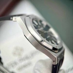 Audemars Piguet Royal Oak 15400ST Rubber Strap Black Dial Best Replica APS Factory 41mm