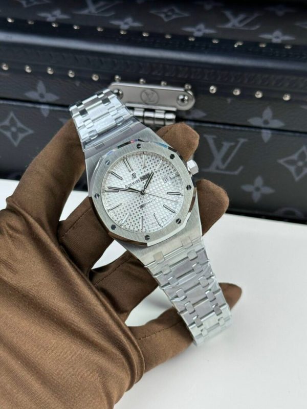 Audemars Piguet Royal Oak 15400ST White Dial Steel Best Replica APS Factory 41mm