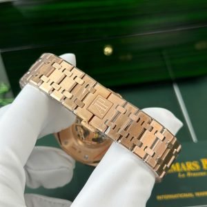 Audemars Piguet Royal Oak 15407OR Openworked Skeleton Dial Rose Gold 1:1 Best Replica THB 41mm
