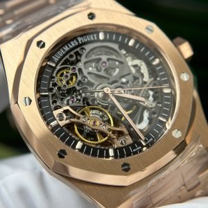 Audemars Piguet Royal Oak 15407OR Openworked Skeleton Dial Rose Gold 1:1 Best Replica THB 41mm