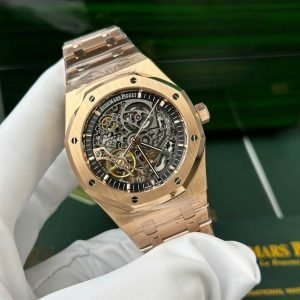 Audemars Piguet Royal Oak 15407OR Openworked Skeleton Dial Rose Gold 1:1 Best Replica THB 41mm