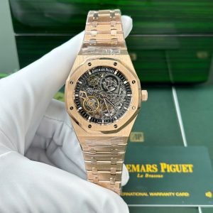 Audemars Piguet Royal Oak 15407OR Openworked Skeleton Dial Rose Gold 1:1 Best Replica THB 41mm