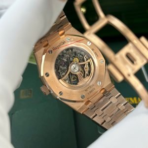 Audemars Piguet Royal Oak 15407OR Openworked Skeleton Dial Rose Gold 1:1 Best Replica THB 41mm