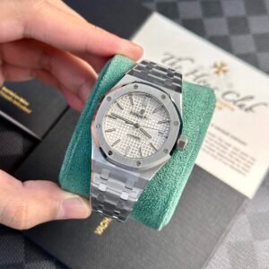 Audemars Piguet Royal Oak 15450ST White Dial Steel Bracelet Best Replica APS Factory 37mm