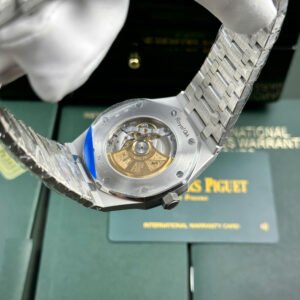 Audemars Piguet Royal Oak 15454BC Frosted Gold Black Dial 1:1 Best Replica APSF 37mm