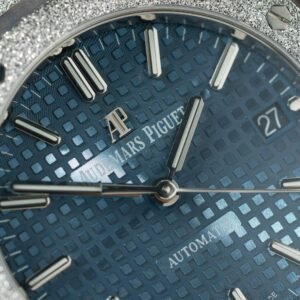 Audemars Piguet Royal Oak 15454BC Frosted Gold Blue Dial Best Replica APSF 37mm