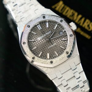 Audemars Piguet Royal Oak 15454BC Frosted Gold Grey Dial Best Replica APSF 37mm