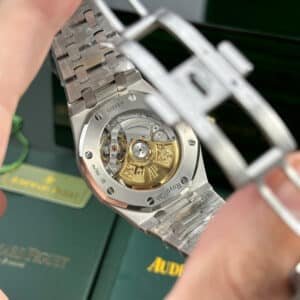 Audemars Piguet Royal Oak 15454BC Frosted White Gold White Dial Best Replica APSF 37mm