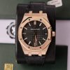 Audemars Piguet Royal Oak 15500OR 18K Gold Wrapped Black Dial Leather 41mm