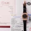Audemars Piguet Royal Oak 15500OR 18K Gold Wrapped Black Dial Leather 41mm