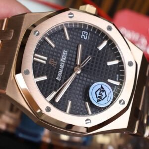 Audemars Piguet Royal Oak 15500OR Rose Gold Black Dial Super Clone APSF 41mm