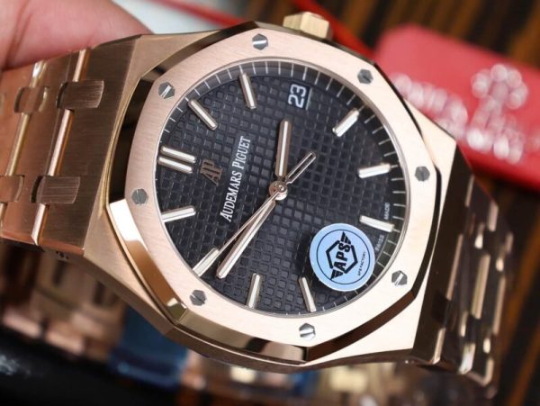 Audemars Piguet Royal Oak 15500OR Rose Gold Black Dial Super Clone APSF 41mm