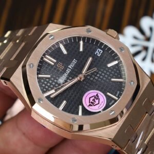 Audemars Piguet Royal Oak 15500OR Rose Gold Black Dial Super Clone APSF 41mm