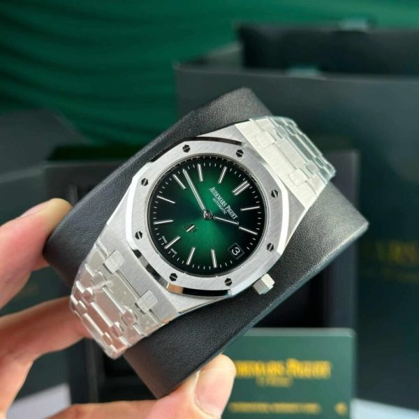Audemars Piguet Royal Oak 16202PT Smoked Green Dial Best Replica ZF 39mm
