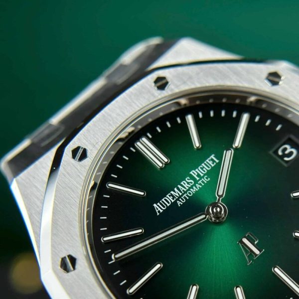 Audemars Piguet Royal Oak 16202PT Smoked Green Dial Best Replica ZF 39mm