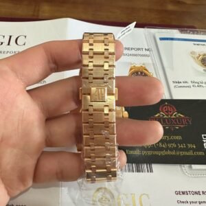 Audemars Piguet Royal Oak 26331OR Chronograph Brown Dial 18K Gold Wrapped 41mm