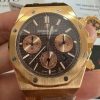 Audemars Piguet Royal Oak 26331OR Chronograph Brown Dial 18K Gold Wrapped 41mm