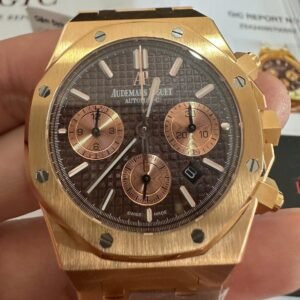Audemars Piguet Royal Oak 26331OR Chronograph Brown Dial 18K Gold Wrapped 41mm