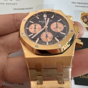 Audemars Piguet Royal Oak 26331OR Chronograph Brown Dial 18K Gold Wrapped 41mm