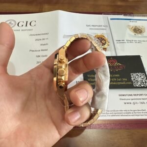 Audemars Piguet Royal Oak 26331OR Chronograph Brown Dial 18K Gold Wrapped 41mm