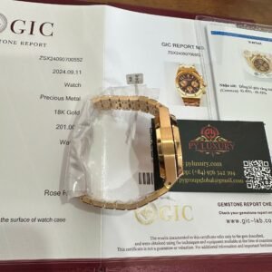 Audemars Piguet Royal Oak 26331OR Chronograph Brown Dial 18K Gold Wrapped 41mm