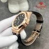 Audemars Piguet Royal Oak 50th Anniversary 15510OR 18K Solid Gold Black Dial Crocodile Leather Strap 41mm