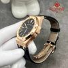 Audemars Piguet Royal Oak 50th Anniversary 15510OR 18K Solid Gold Black Dial Crocodile Leather Strap 41mm