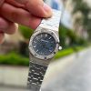 Audemars Piguet Royal Oak 77351ST Blue Dial Diamond Bezel Replica 34mm