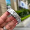 Audemars Piguet Royal Oak 77351ST Blue Dial Diamond Bezel Replica 34mm