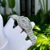 Audemars Piguet Royal Oak Blue Arabic Dial Iced Out Moissanite Super Clone 41mm