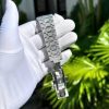 Audemars Piguet Royal Oak Blue Arabic Dial Iced Out Moissanite Super Clone 41mm