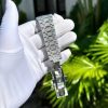 Audemars Piguet Royal Oak Blue Arabic Dial Iced Out Moissanite Super Clone 41mm