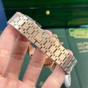 Audemars Piguet Royal Oak Chronograph 26331OR Rose Gold Brown Dial Replica IPF 41mm