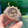 Audemars Piguet Royal Oak Chronograph 26331OR Brown Dial Leather Replica IPF 41mm