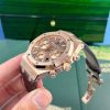 Audemars Piguet Royal Oak Chronograph 26331OR Brown Dial Leather Replica IPF 41mm