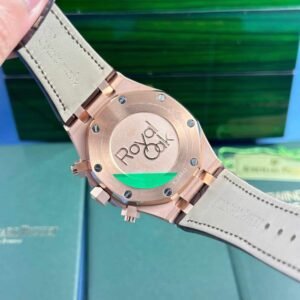 Audemars Piguet Royal Oak Chronograph 26331OR Brown Dial Leather Replica IPF 41mm