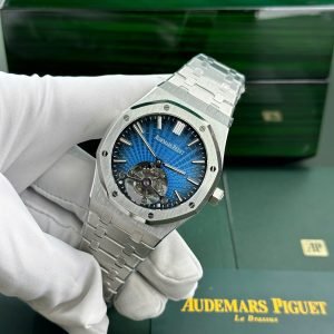 Audemars Piguet Royal Oak Flying Tourbillon 26530 Blue Dial Replica R8 Factory 41mm