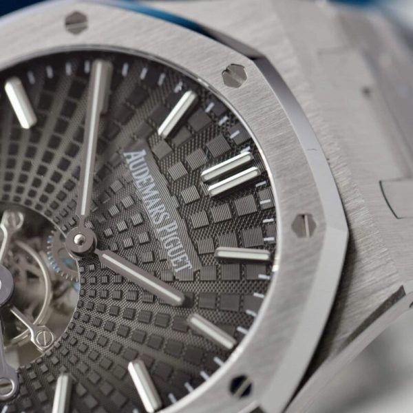 Audemars Piguet Royal Oak Flying Tourbillon 26730ST Grey Dial Best Replica R8F 41mm