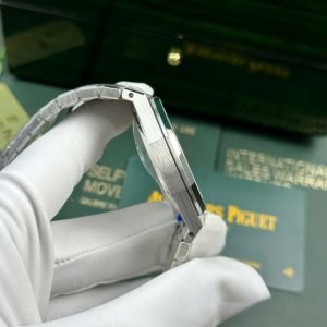 Audemars Piguet Royal Oak 15410BC Frosted Gold Black Dial 1:1 Copy Best Replica APSF 41mm