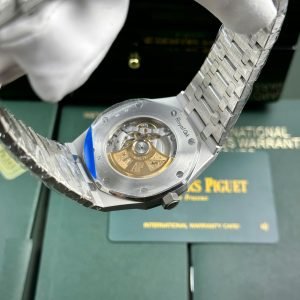 Audemars Piguet Royal Oak 15410BC Frosted Gold Black Dial 1:1 Copy Best Replica APSF 41mm
