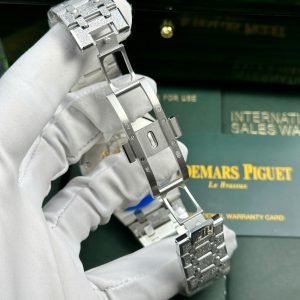 Audemars Piguet Royal Oak 15410BC Frosted Gold Black Dial 1:1 Copy Best Replica APSF 41mm