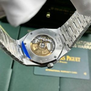 Audemars Piguet Royal Oak 15410BC Frosted Gold White Dial 1:1 Copy Best Replica APSF 41mm