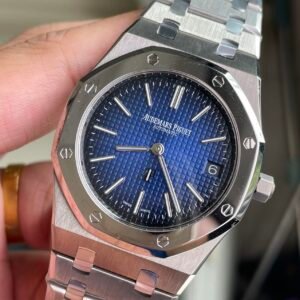 Audemars Piguet Royal Oak Jumbo Extra-thin 15202IP Blue Dial 89g Best Replica ZF 39mm
