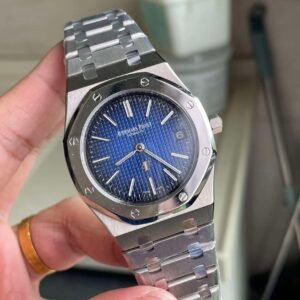 Audemars Piguet Royal Oak Jumbo Extra-thin 15202IP Blue Dial 89g Best Replica ZF 39mm