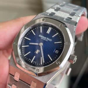 Audemars Piguet Royal Oak Jumbo Extra-thin 15202IP Blue Dial 89g Best Replica ZF 39mm