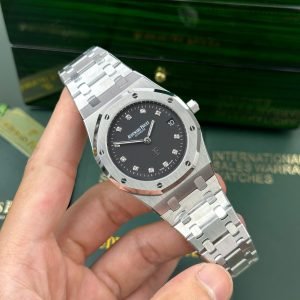 Audemars Piguet Royal Oak Jumbo Extra Thin 15206PT Black Dial Replica IPF 39mm