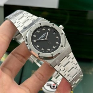 Audemars Piguet Royal Oak Jumbo Extra Thin 15206PT Black Dial Replica IPF 39mm