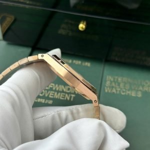 Audemars Piguet Royal Oak Jumbo Extra Thin 15207OR Rose Gold Black Dial Replica IPF 39mm